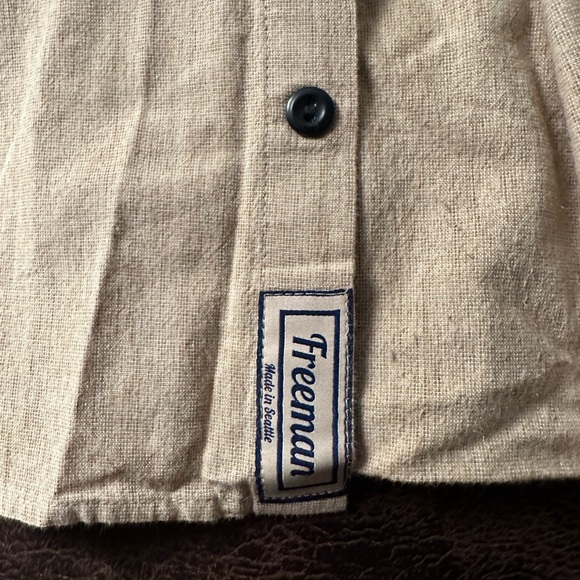 Freeman button up shirt men’s size 42 - Picture 2 of 2